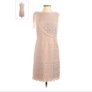 Ann Taylor Neutral mid length dress